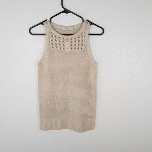 NWT Loft Crochet Knit Boho Tank Size XSmall
